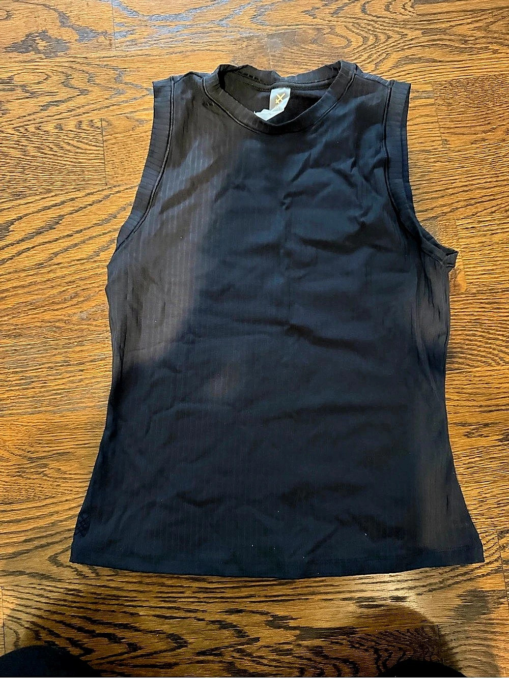 Rhone Black ribbed Tank Top